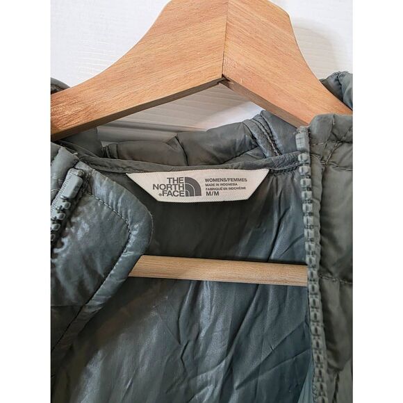 The North Face Women's Puffer Long Coat Gray Grey Size M - Picture 10 of 12